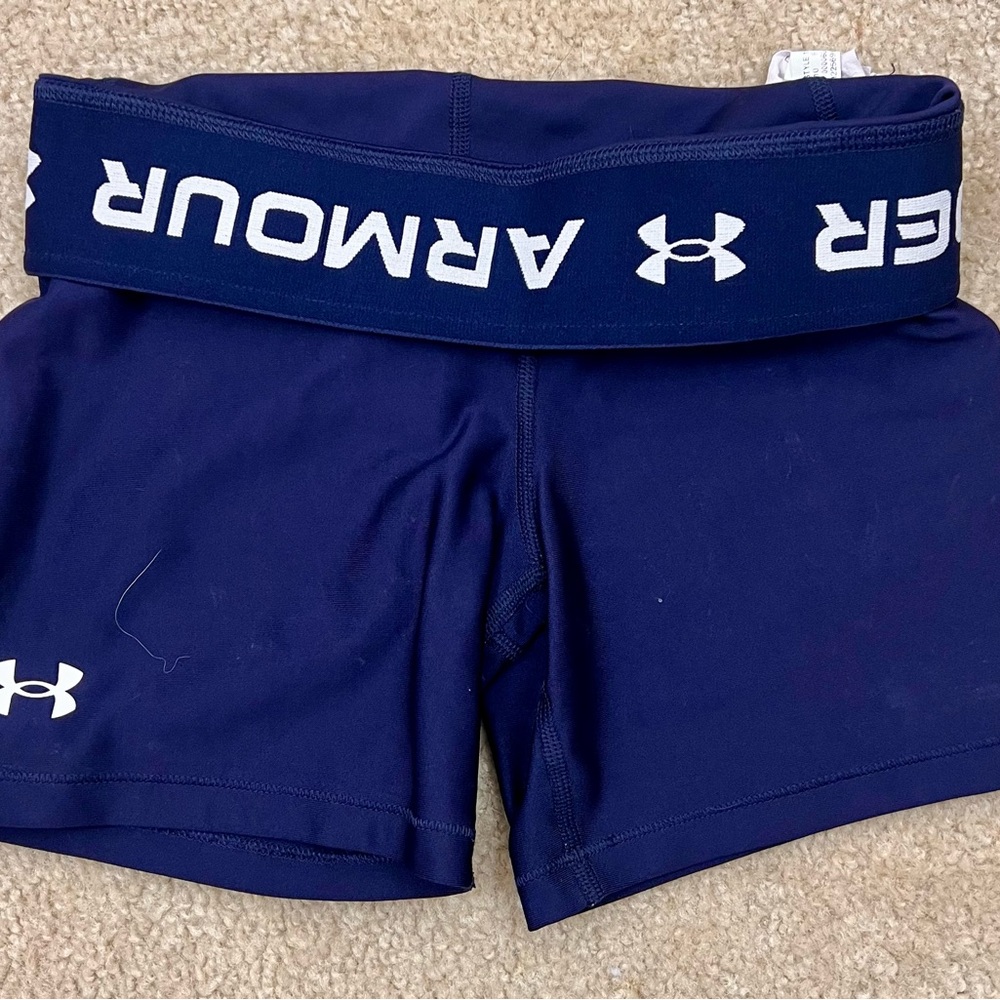 Under Armour Blue Athletic Shorts Lightweight Performance